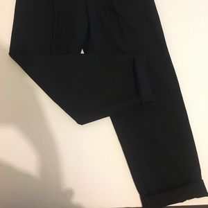 Straight-leg ankle trousers